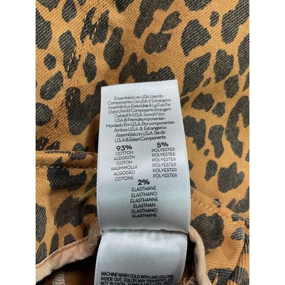 Mother 'The Side Splitter' Brown Denim Mini Skirt Size 28 - Picture 5 of 5